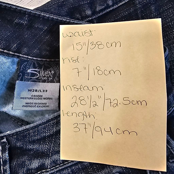 Silver Jeans w28 aiko skinny jeans - Picture 2 of 13